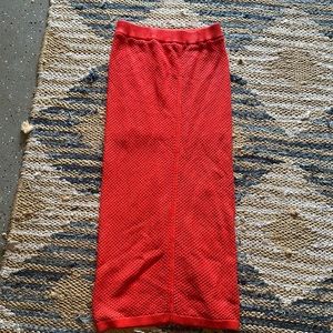 Free people sweater midi skirt